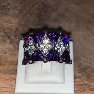 BOLD Amethyst Cocktail Ring Size 7